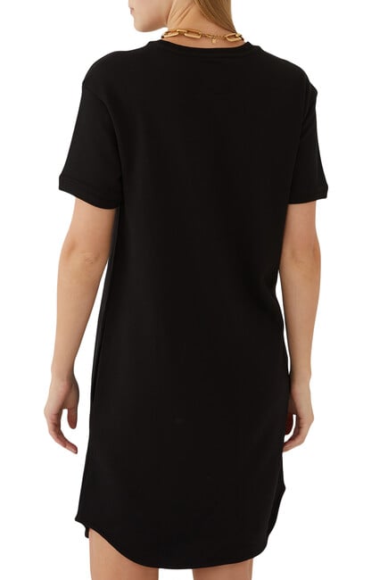 Icon AX Embossed Logo Dress in Jersey